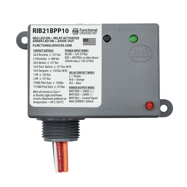 Power Pack, 20 Amp SPDT + Momentary Push Button Override Switch, 120-2